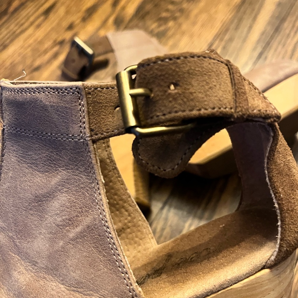 Free People Tan Leather Mules - Picture 13 of 14